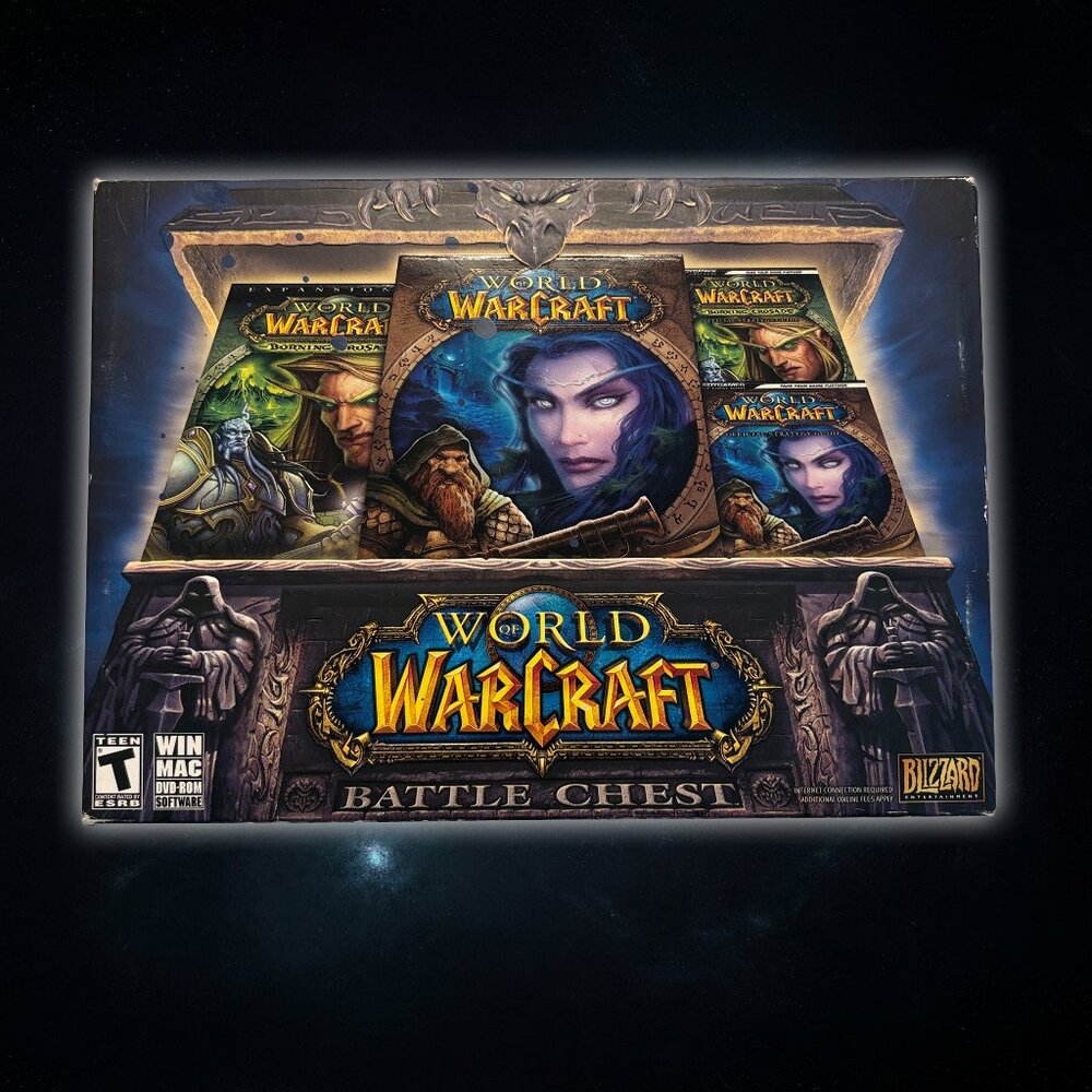 World Of Warcraft Battle Chest Collectible Video Game PC Box